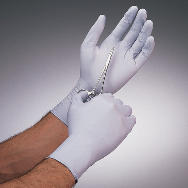 CleaN-DEX® 5 mil Powder-Free 12" Nitrile Cleanroom Gloves, 100/Bag