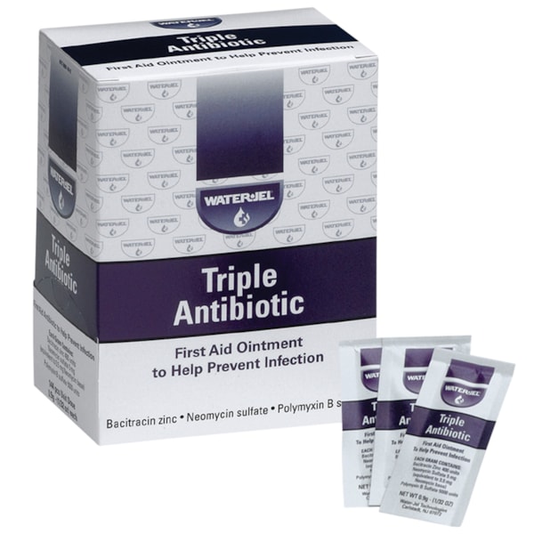 0.9g Triple Antibiotic First Aid Ointment Packets, 144/Box