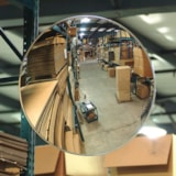 36" Indoor Convex Acrylic Security Mirror thumbnail 1