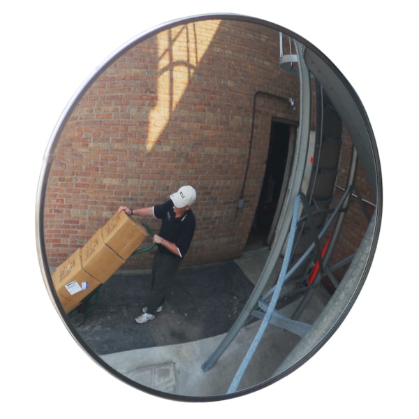 36" Outdoor Convex Acrylic Security Mirror