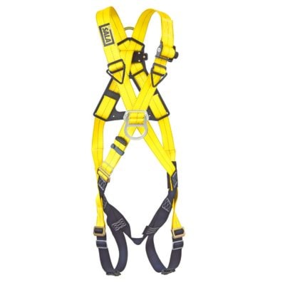 Size 2XL Delta™ Cross-Over Style Climbing Back & Front D-Rings, & Pass-Thru Buckle Leg Straps Fall Protection Harness