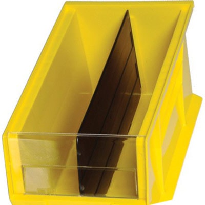 Ultra Series 14 3/4"L x 8 1/4"W x 7"H Stack & Hang Bin Windows, 6/Case