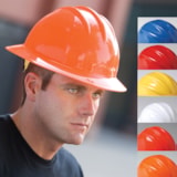 Classic Series 6-Point Pinlock Suspension Full Brim Hard Hat thumbnail 1