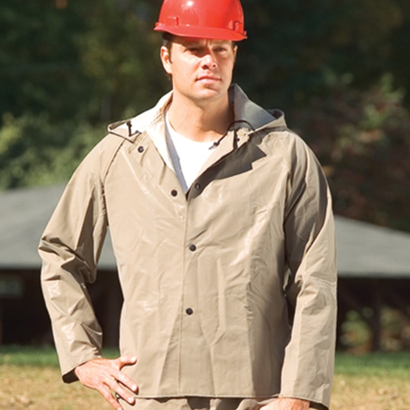 Magnum Chemical Resistant Neoprene Nylon Heavy-Duty Rain Jacket