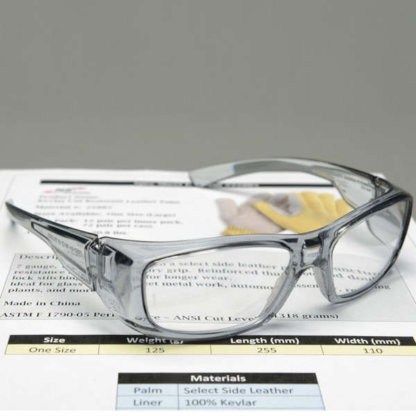 Emerge Full 2.0 Diopter Clear Magnifying Lens Safety Glasses