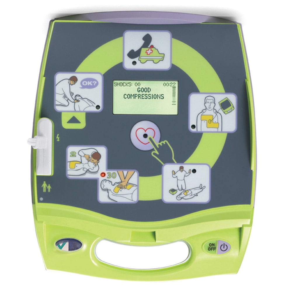 Fully Automatic External Defibrillator Emergency First Aid AED & Carry Bag