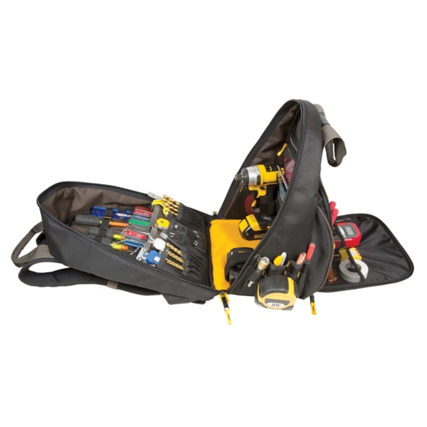 53-Pocket Tech Gear™ Lighted Backpack Tool Bag
