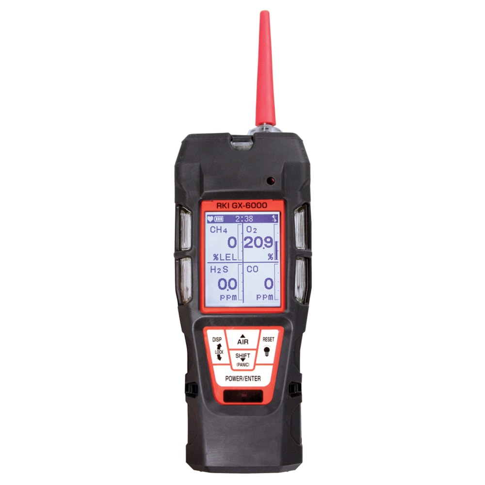 GX-6000 Alkaline Battery Mulit-Gas Monitor – LEL, O2, CO, H2S 