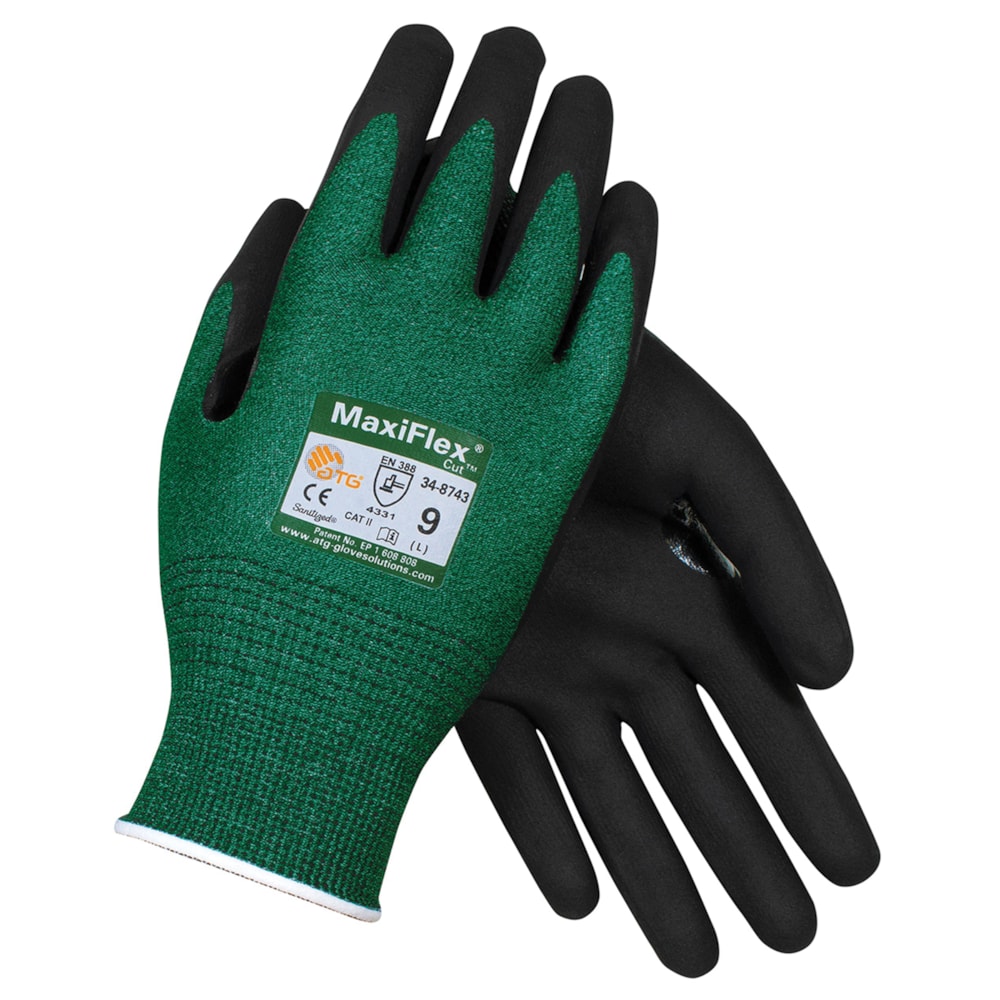 MaxiFlex® Cut™ Micro-Foam Nitrile Palm Coated Level A2 Cut Resistant Gloves