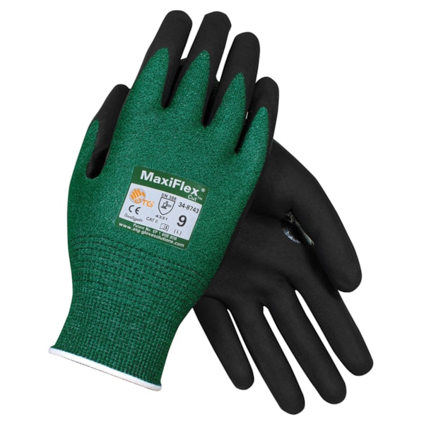 MaxiFlex® Cut™ Micro-Foam Nitrile Palm Coated Level A2 Cut Resistant Gloves