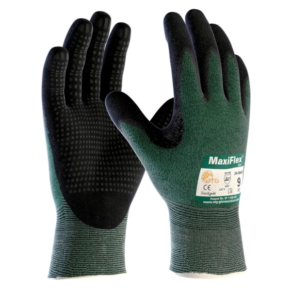 MaxiFlex® Cut™ Micro-Foam Nitrile Dotted Level 2 Cut Resistant Gloves