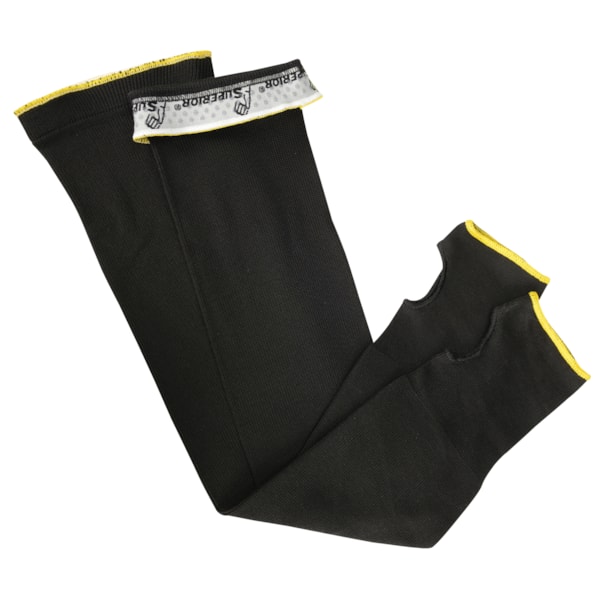 CutBan™ 22" Black Tapered Level 2 Cut Resistant Thumb Hole Sleeves 