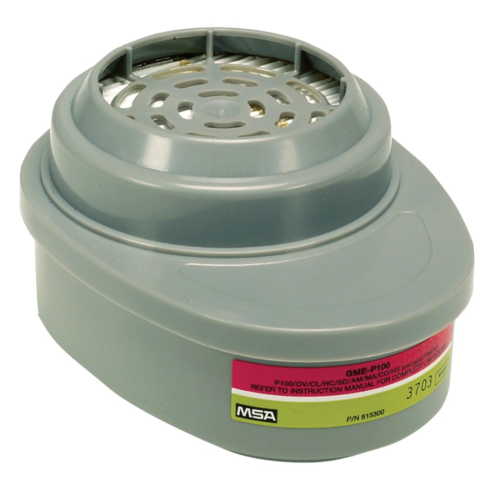 Advantage® Series Multi-Gases/Vapors/P100 Respirator Cartridges, 2/Pack, For Use With 1/2 Mask and Full Face Respirators