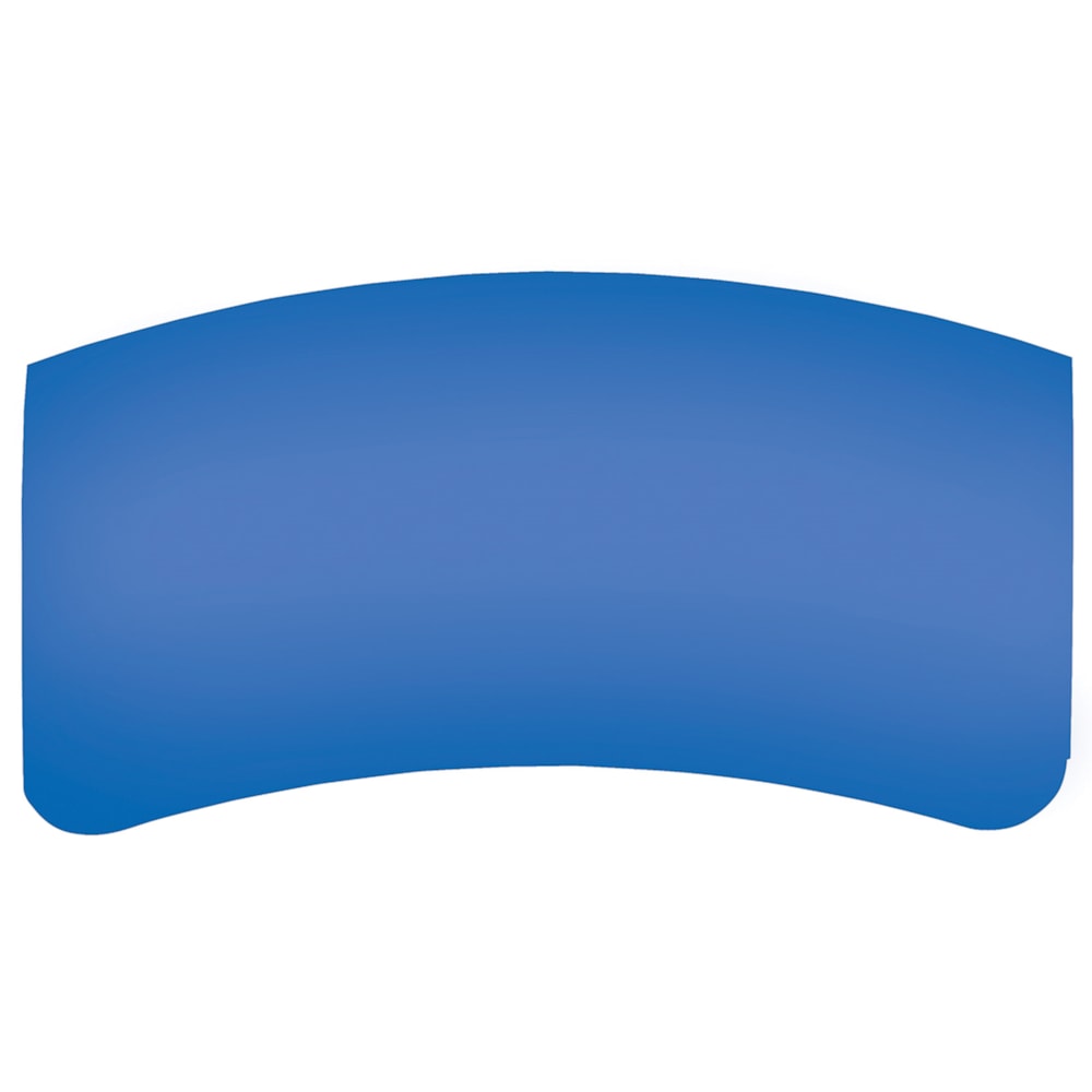 PETG 0.040" Abrasive Blasting Respirator Helmet Outer Replacement Lens, 25/Pack