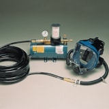 1-Worker 1/4 HP Pump & 50' Hose Full Face Respirator Supplied Air System thumbnail 1