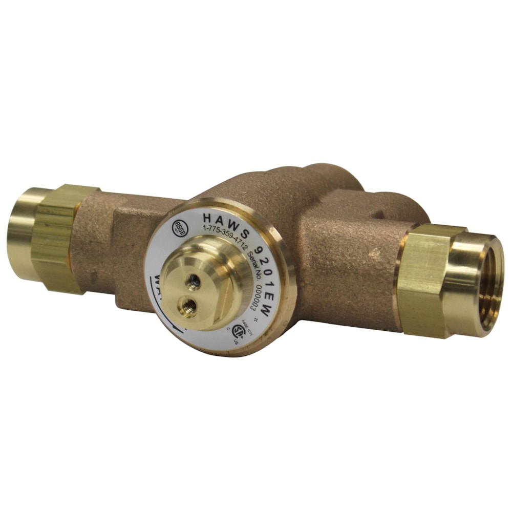 1-10 GPM Thermostatic Lead-Free Emergency Shower & Eye Wash Mixing Valve