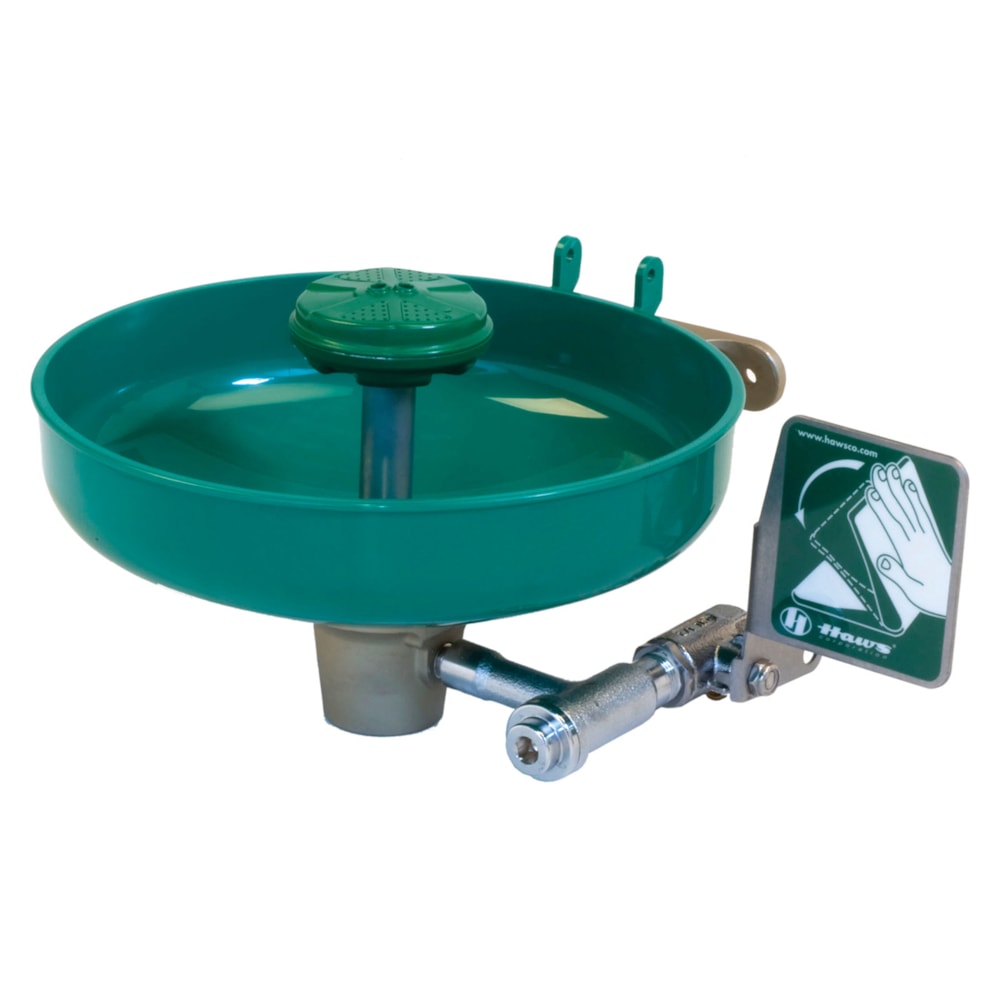Axion™ MSR Wall Mount Plastic Bowl Emergency Eye Wash & Face Wash Station