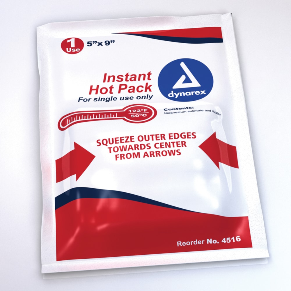 5" x 9" Instant First Aid Heat Packs, 24/Case