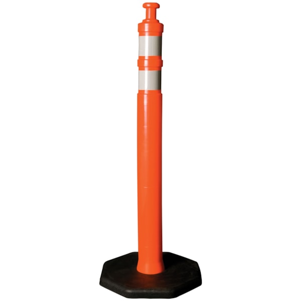 42" Traffic Delineator Post & Base