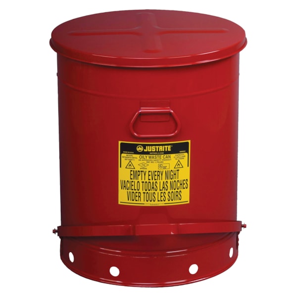 21 Gallon Steel Oily Waste Can