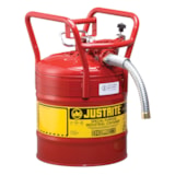 AccuFlow™ DOT Approved 5 Gallon Gas & Flammables Type II Red Safety Can with 1" D Hose thumbnail 1