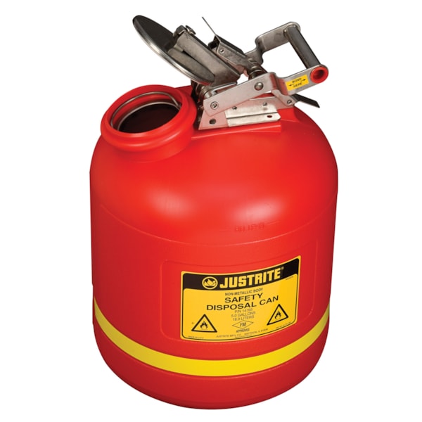 5 Gal. Polyethylene Disposal Can with Stainless Steel Fittings