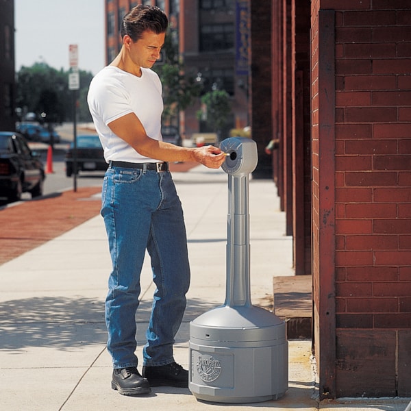 Smokers Cease-Fire® Cigarette Butt Receptacle