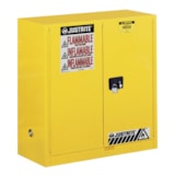 30 Gallon Yellow Storage Cabinet for Flammable Liquids & Safety Cans with Manual Doors & 1 Shelf thumbnail 1