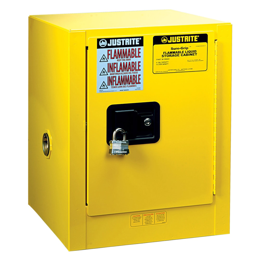 Compac 4 gal. Safety Cabinet with Self-Closing Door