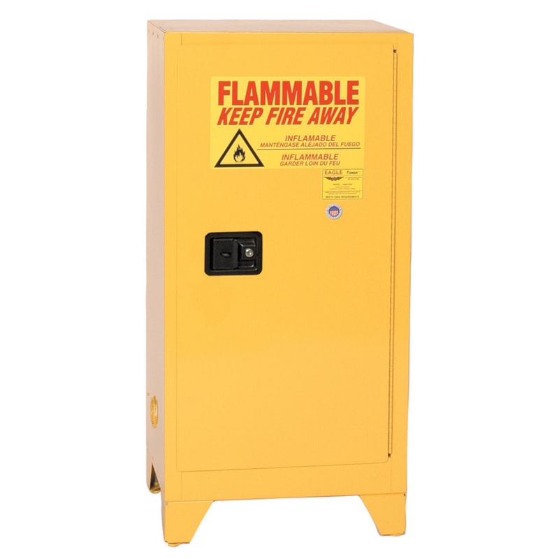 Tower Safety Cabinet – 16 Gallon, One Door, Self-Closing