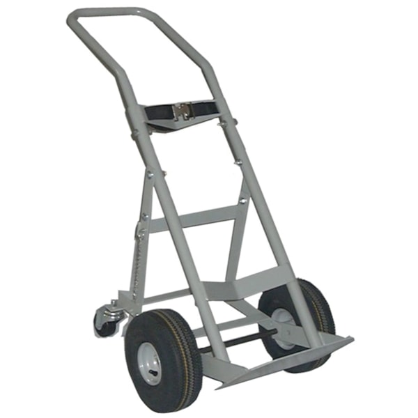 Single Gas Cylinder Hand Truck with 10 1/2" Full Pneumatic Wheels