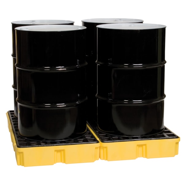 4-Drum Modular Secondary Containment & Spill Control Platform