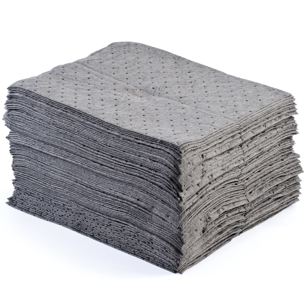SPC 15" x 17" BASIC™ Universal Sorbent Heavyweight Pads, 100/Bale & 20.5 gal. Capacity/Bale