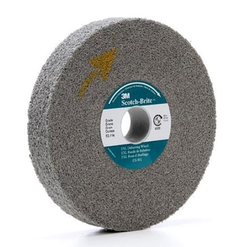 EXL Deburring Convolute Wheel, 6 in x 1 in x 1 in 8S FIN, 3 per case