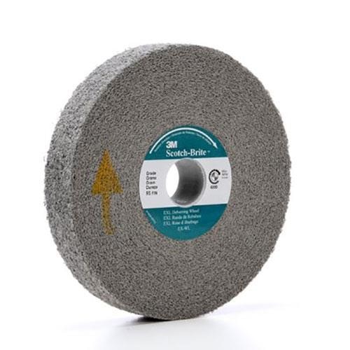 EXL Deburring Convolute Wheel, 6 in x 1 in x 1 in 9S FIN, 3 per case