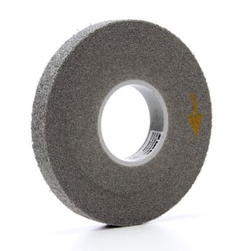 EXL Deburring Convolute Wheel, 8 in x 1 in x 3 in 9S FIN, 3 per case