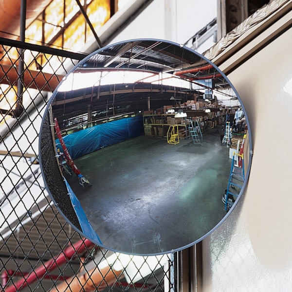 18" Convex Acrylic Security Mirror for Indoor Use