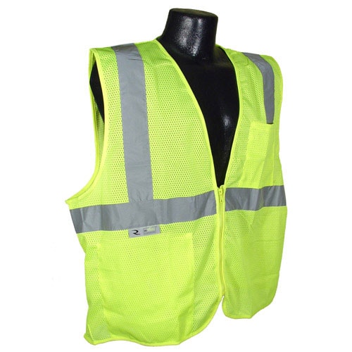 Economy Class 2 Self Extinguishing Traffic Safety Vest Each