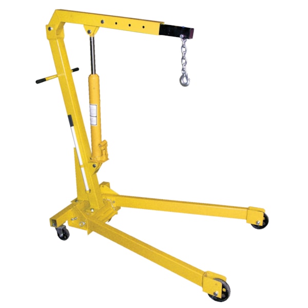 1 Ton Portable Shop Crane with Folding Legs