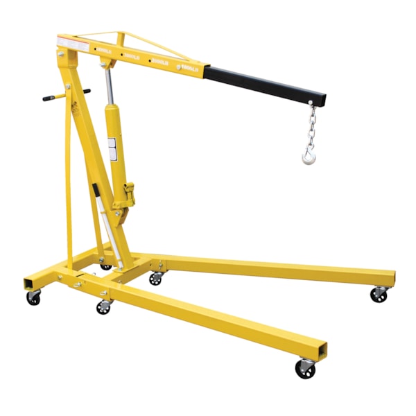 2 Ton Portable Shop Crane with Folding Legs