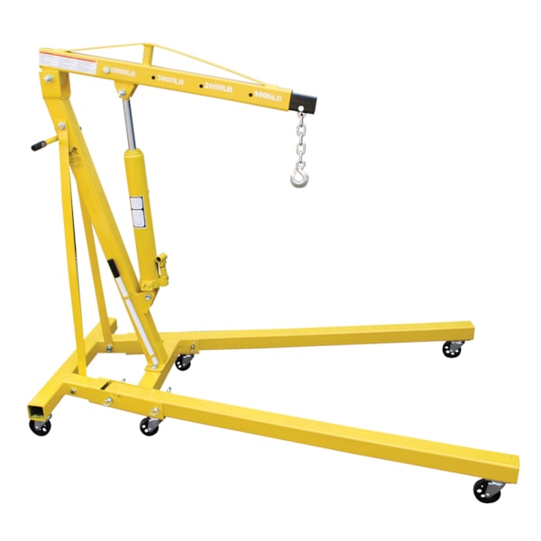 2 Ton Portable Shop Crane with Folding Legs