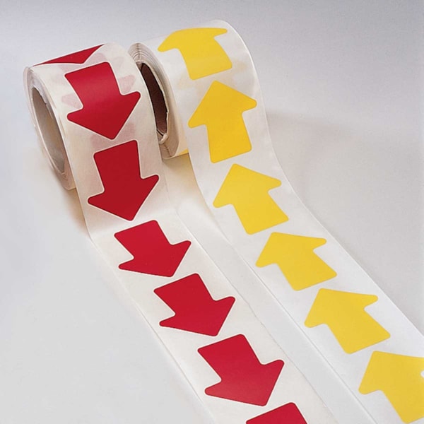 3" Marking Arrow Stickers, 500/Roll