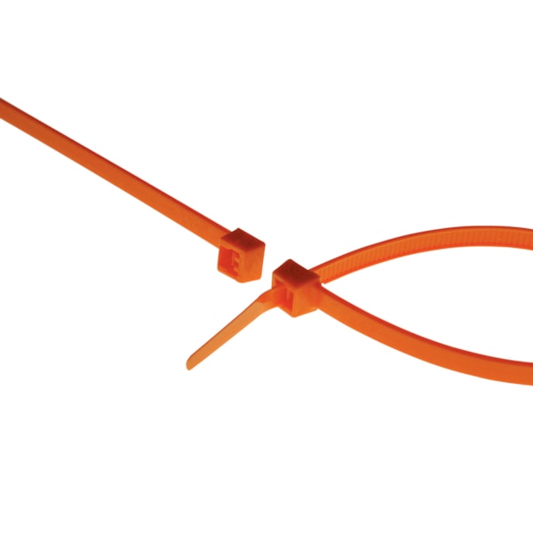 7" Colored 50 lb. Zip Ties, 100/Pack