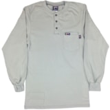 8.9 Cal Flame-Resistant Long Sleeve Henley FR Shirt thumbnail 1