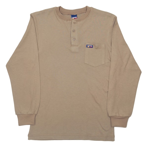 8.9 Cal Flame-Resistant Long Sleeve Henley FR Shirt