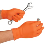 Nitrile 7 mil Powder-Free 9.5" Heavy-Duty Industrial Grade Disposable Gloves, 100 & 90/Box thumbnail 2