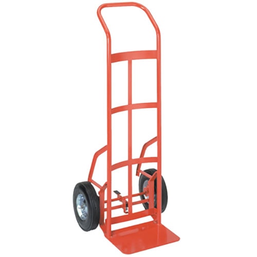 Touch-N-Tilt Steel Ergonomic Hand Truck, Solid Rubber Wheels, 500 lbs Load Capacity, 19-1/2" Width x 50" Height x 18-3/4" Depth