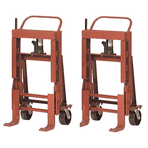 Rais-N-Rol Machinery Mover, Urethane Wheels, 8000 lbs Load Capacity, 23" Width x 41-3/8" Height x 20-3/4" Depth