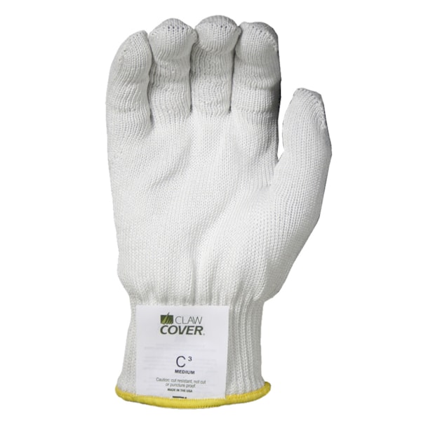 Claw Cover™ C3 White Level 5 Cut Resistant Gloves
