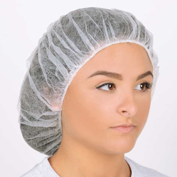 21" Bouffant Head Covers, 100/Pack